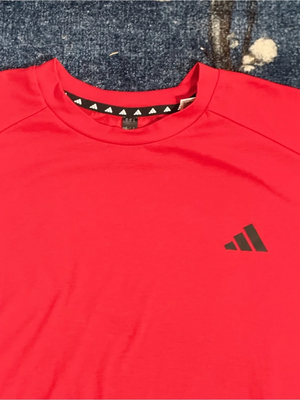 adidas Men’s Red Short Sleeve Athletic Tee